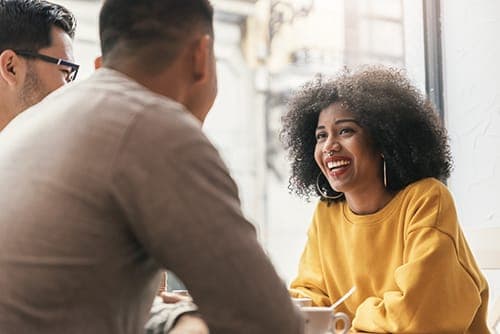 about phoenix rising woman smiling