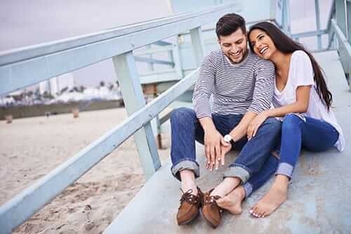 happy couple sober living homes palm springs CA california addiction treatment center