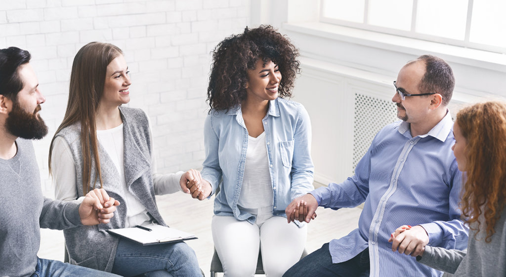 Woman learning what is the 12 step program