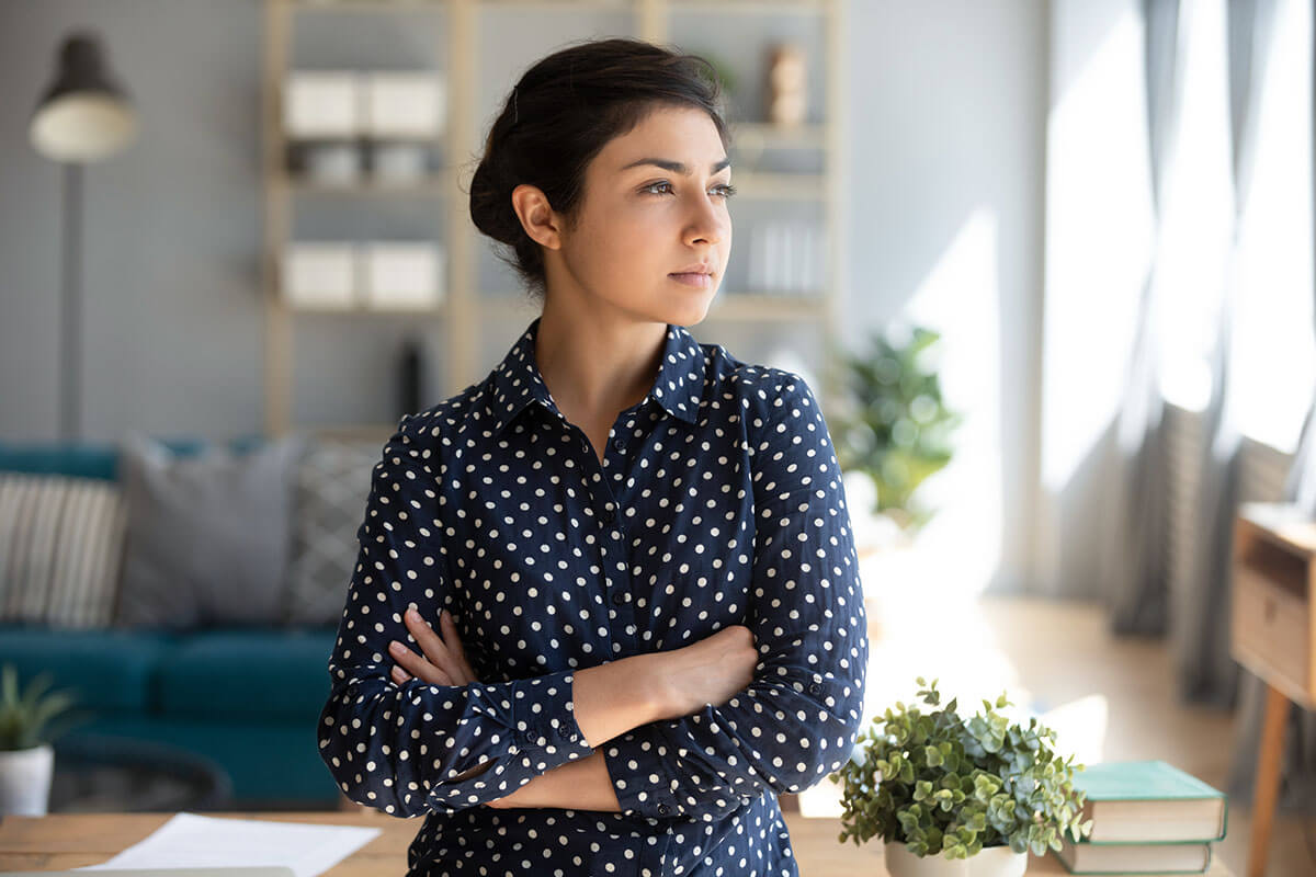 woman comfortable experiencing safety at rehab