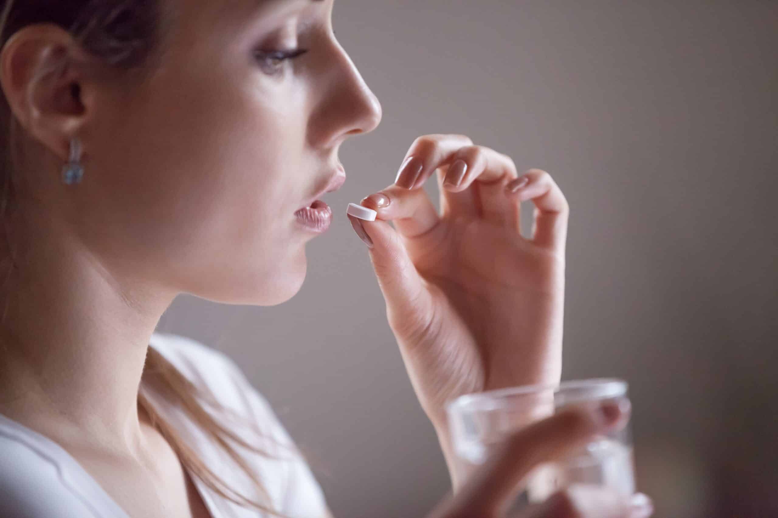 Woman struggling with Vicodin addiction