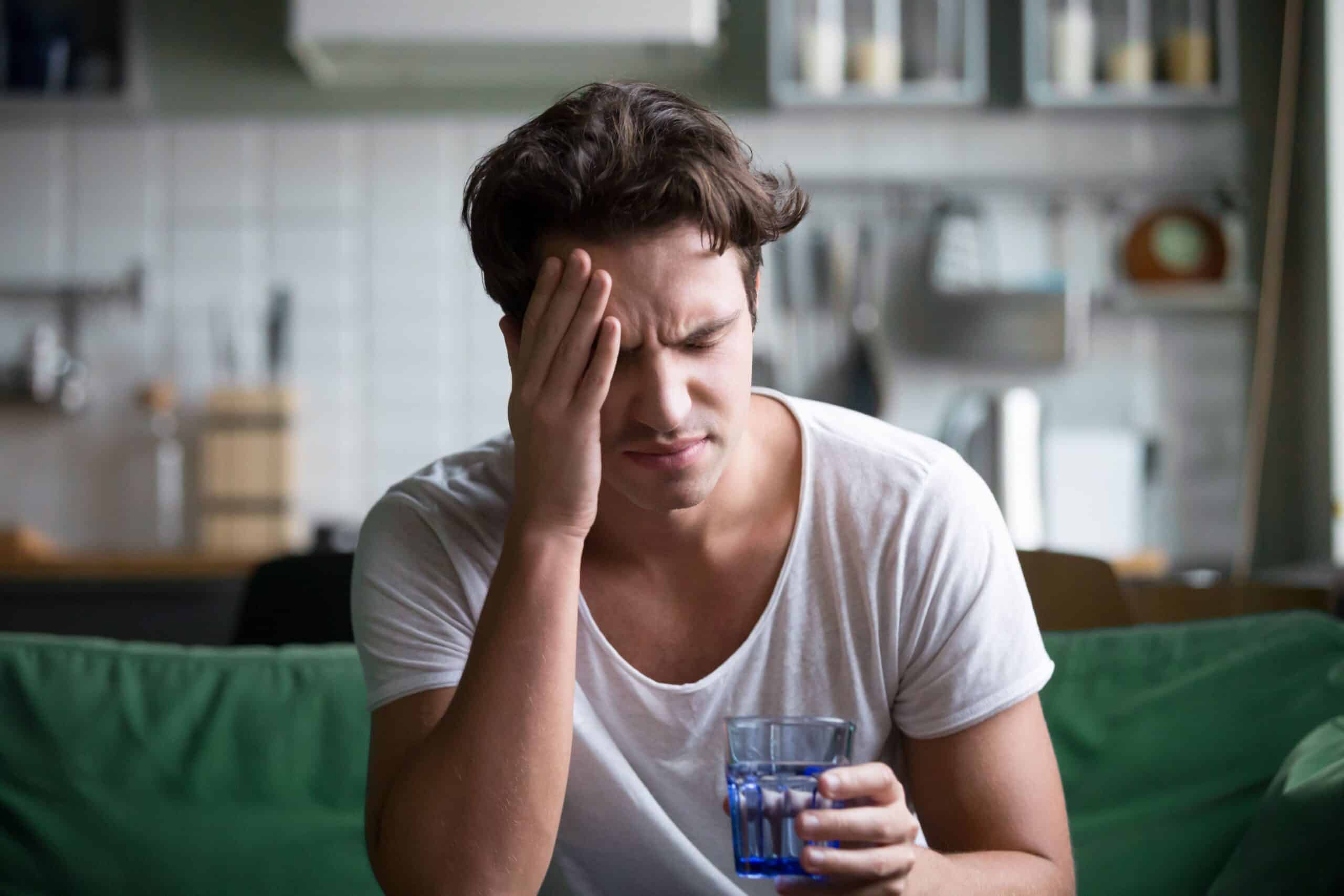 Men dealing with his Soma Withdrawal symptoms