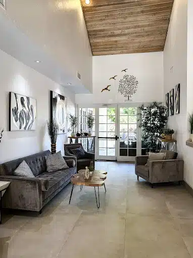 Interior of our palm springs rehab facility