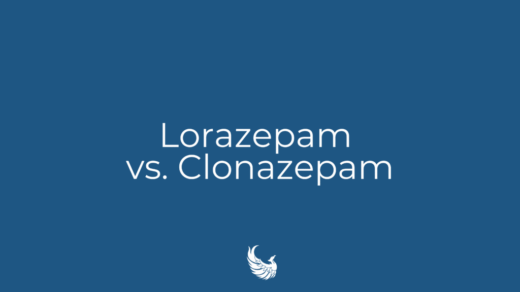 lorazepam vs clonazepam