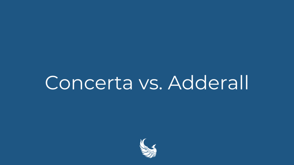 Concerta vs Adderall (methylphenidate vs. Dextroamphetamine